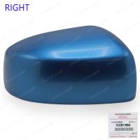 ราคา ครอบกระจก ฝาครอบกระจกมองข้าง ของแท้ สีน้ำเงิน สำหรับ Mitsubishi Mirage ปี 2012 2018 (20555016605)