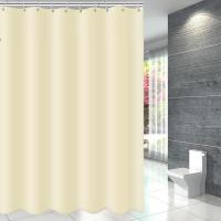 ราคา ม่านอาบน้ำโพลีเอสเตอร์สีดำทึบผ้าม่านห้องน้ำกันน้ำ (21968397661)