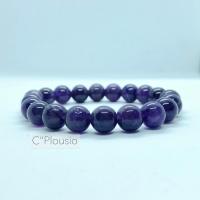 ราคา Amethyst Grade Premium สร้อยข้อมือหินแท้อเมทิสต์ เกรดพรีเมียม ขนาด 8 10 12 14 มิล สโตนคิง stoneking (20993699019)