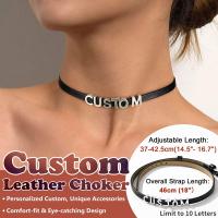 ราคา Silvora สาวหนัง Choker สร้อยคอสร้างสรรค์ส่วนบุคคลตัวอักษรที่กำหนดเอง Infinity Chokers สำหรับหญิงสาววันเกิดคริสต์มาสของขวัญวัน (15449128991)