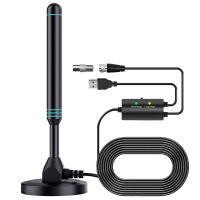 ราคา Column High Definition Digital TV Antenna Indoor and Outdoor Universal Amplifier with Switch Adjustable UHF TV Antenna Easy to Use (22655861516)