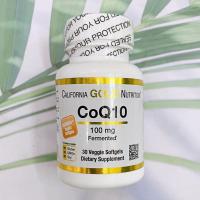 ราคา CoQ10 โคคิวเทน USP Verified 100mg 30 Veggie Softgels California Gold Nutrition Q10 คิวเทน โคคิวเทน (529688109)