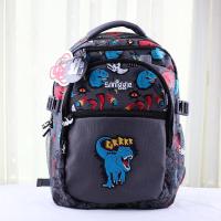 ราคา Smiggle Australia กระเป๋านักเรียน กระเป๋าเป้เด็กประถมและมัธยมต้น น้ำหนักเบา รวมกล่องดินสอสะพายคู่ (20034453598)
