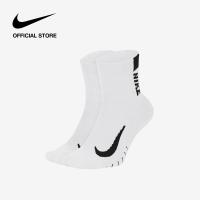ราคา Nike Multiplier Running Ankle Socks 2 Pairs White (17224578136)