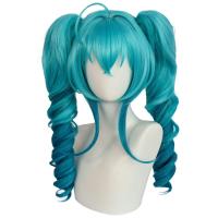 ราคา การ์ตูน Vocaloid วิกผมคอสเพลย์ Hatsune Miku ขนวิกผมเปียสีเขียวยาว110ซม วิกผมสีชมพูสีฟ้าไล่ระดับสีซากุระพร้อมวิกผมวิกผมสังเคราะห์ทนความร้อนได้ตาข่าย (19779163006)