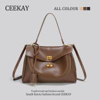 ราคา กระเป๋าสะพายข้าง Kelly Bag แฟชั่นสําหรับผู้หญิงขนาดกลางหนังสังเคราะห์ไมโครไฟเบอร์การจับคู่ทุกวัน (22263762798)