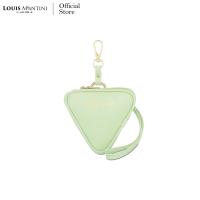 ราคา Louis Montini Fleur De Juillet กระเป๋าใส่เหรียญ PU สำหรับคล้องกระเป๋าทรงสามเหลี่ยม CVRS012 (21148739767)