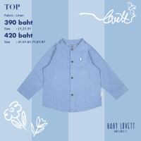 ราคา 14 Blue Floral Top (22469110087)