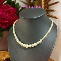 ราคา Siamoutfit สร้อยมุก สร้อยคอมุก เครื่องประดับมุก เครื่องประดับชุดไทย ไม่มีต่างหู สร้อยคอชุดไทย สร้อยคอไข่มุก สร้อยไข่มุก pearl necklace (20739953529)