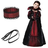 ราคา สาวฮาโลวีนเครื่องแต่งกายแวมไพร์แต่งตัวเด็กVampiressบทบาทเล่นคอสเพลย์ชุด (20575595123)