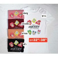ราคา เสื้อยืดผ้าเด้งป้ายME รุ่น รวมการ์ตูนMic อก32 38 ส586 (22870727285)