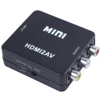 ราคา MINI to 3RCA CVBS Composite Video AV Converter Adapter TV PS3 VHS VCR DVD Black (15320462831)