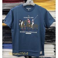 ราคา เสื้อยืดพรีเมี่ยมสินค้าเฉพาะจุด พร้อมส่ง เสื้อยืด T shirt Beverly Hills Polo Club ของแท้100 BHPC ราคาถูก ของแท้ (21120167669)
