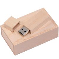 ราคา 1 pcs Free Customer LOGO Wooden USB Flash Drive Box Pen Drive U Disk Memory Thumb Sticks 8GB16GB32GB64GB Gift (22855942891)