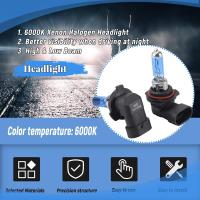 ราคา 2 x 9006 HB4 6000K Xenon Halogen Headlight Light Lamp Bulbs 100W (22703788303)