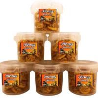 ราคา แครกเกอร์ทุเรียนทอด พันธุ์หมอนทอง กระปุกละ 100 กรัม (22744195438)