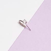 ราคา S925 จี้เงินแท้ Clasps เคลือบ 18 K สีขาวทอง Rose Gold คริสตัลหยกจี้ Emerald Clasp Gourd รูปหัวเข็มขัด (22343466855)