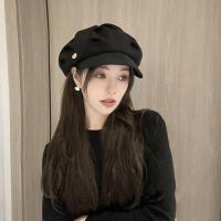 ราคา ผ้าฝ้ายสไตล์ญี่ปุ่นโพลีเอสเตอร์ Beret หมวกผู้หญิงฤดูใบไม้ผลิฤดูร้อน Face Enhancing Retro ฤดูใบไม้ร่วงฤดูหนาวแฟชั่นอุปกรณ์เสริม (22702393922)