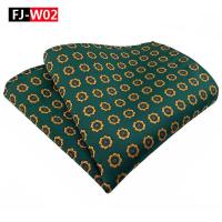 ราคา Mens Woven SilkFeel Business Fashion Neckties Wedding Ties Blue Black Red Striped Bow Neckwear Pocket Square Handkerchiefs (22334117151)