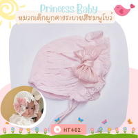 ราคา หมวกผูกคางเด็กผู้หญิงแต่งระบาย ไร้ตะเข็บใส่สบาย ลายน่ารักแสนหวานสไตล์เกาหลี สุดน่ารัก (21457486131)