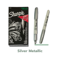 ราคา Sharpie Metallic Gold Silver marker ปากกาชาร์ปี้ Fine marker ด้าม (22748647346)