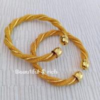 ราคา กำไลของเด็ก ราคาต่อ 1 วง เครื่องประดับชุดไทยของเด็ก กำไลข้อมือเด็ก กำไลสีทองสำหรับเด็กเล็ก รุ่นนี้สามารถปรับได้ใส่ได้ (21442453046)