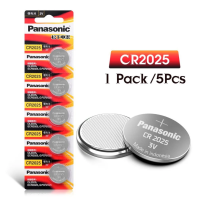 ราคา ถ่านกระดุม ถ่าน Panasonic CR2032 2025 2016 1632 1620 1616 1220 Made in Indonesia 1แพ็ค 5ก้อน (22705248802)