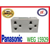 ราคา Panasonic รุ่น WEG 15929 ปลั๊กกราวด์คู่ (15993653630)