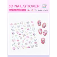 ราคา สติ๊กเกอร์สามมิติการ์ตูนสำหรับเด็กลายนูนสติ๊กเกอร์ติดเล็บมีสติ๊กเกอร์ติดเล็บเรืองแสงลายสัตว์คิตตี้น่ารักใหม่5D (21314126324)