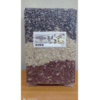 ราคา ข้าวกล้อง 3 สี ไรซ์เบอร์รี่ หอมมะลิ แดงมันปู แพ็ค 1 กิโล (21114541047)