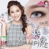ราคา คอนแทคเลนส์ รุ่น Little Mini Vampire twilight Vampire สีเทา ตาล Gray Brown มีค่าสายตา 0 00 6 50 (17909136286)