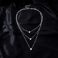ราคา สร้อยคอจี้เพทายทันสมัยสำหรับผู้หญิงสร้อยโชคเกอร์สายโซ่หลายชั้นแฟชั่นผู้หญิงของขวัญเครื่องประดับเงาปาร์ตี้ (16973532428)