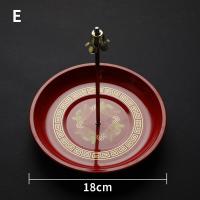 ราคา ที่เผากำยานทำจากโลหะชนิดไหลย้อนแผ่นโลหะสำหรับผู้ถือธูปหอมควันทรงกรวยทำจากไม้จันทน์ให้สดชื่น (9709020456)