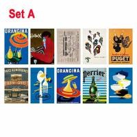 ราคา 10 30PCS Vintage Food Guide Wall Collage Kit Aesthetic Pictures Botanical Room Decor Bedroom Posters Mural Gift for Teen Girls (22773572834)