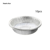 ราคา ถาดอลูมิเนียมฟอยล์สีเงิน50ชุดไม่มีน้ำมันถาดวางพิซซ่า กระทะ5 4กรัม (22130310753)