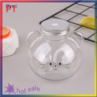 ราคา Ginni ขวดน้ำแมวสำหรับกาแฟชานมน้ำผลไม้แบบพกพาแก้วน้ำบ้านโปร่งใสขวดปราศจากสารบีพีเอเครื่องดื่มคั้นน้ำผลไม้ (22272567991)