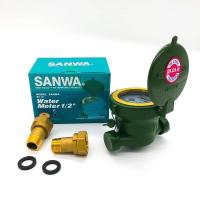 ราคา SANWA มิเตอร์น้ำ ยกลัง มาตรวัดน้ำ Water Meter รุ่น SV 15 ขนาด 1 2 นิ้ว สีเขียว คุ้มค่า ราคาถูก คุณภาพดี (14434320968)