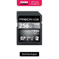 ราคา ProGrade Digital SD Card SDXC Cobalt UHS II V90 U3 R300 W250 ประกันศูนย์ 3 ปี ต้องลงทะเบียนผ่านเวป (15333437841)