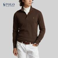 ราคา Polo Ralph Lauren เสื้อสเวตเตอร์ผู้ชาย Luxury Jersey Quarter Zip Pullover รุ่น MNPOKNI16823523 สีน้ำตาล (21956210539)