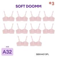 ราคา แพ็ค 10 ชิ้น Sabina เสื้อชั้นใน มีโครง Body Bra The Series เกาะอก รุ่น Soft Doomm รหัส SBXH4013 สีชมพูอ่อน Size A32 (21475965892)
