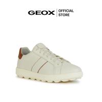 ราคา GEOX รองเท้าลำลองผู้ชาย รุ่น U SPHERICA VS EC4 WHITE BROWN U36FYCC0125M S4WTBR (21398004668)