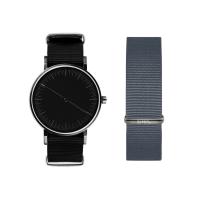 ราคา Simpl Watch นาฬิกาข้อมือเข็มเดียว Onyx Charcoal Nato Set (4446628021)