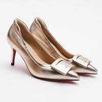 ราคา Choushoes รองเท้าหนังแกะ รุ่น Leena ความสูง 3 นิ้ว หัวแหลม ใส่สบาย ไม่บีบหน้าเท้า ส้นสูงเรียว (12242669632)