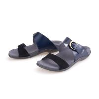 ราคา JF130 Navy Blue Black Dortmuend F Series Flats Comfort รองเท้าสุขภาพ ที่มิดโซลรองรับทุกโค้งเว้าของอุ้งเท้า (14366368852)