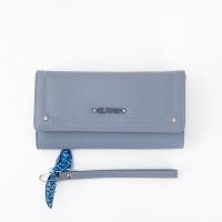 ราคา ST JAMES กระเป๋าสตางค์หนังแท้ กระเป๋าสตางค์ใบยาว แบบ 3 พับ มีซิปข้างหลัง รุ่น GLIMMER มี 5 สี กระเป๋าสตางค์ ผู้หญิง (16619525127)