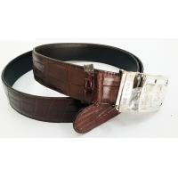 ราคา เข็มขัดหนังท้องจระเข้แท้ (420573522)