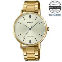 ราคา Time Time CASIO นาฬิกาข้อมือผู้หญิง สีทอง สายสแตนเลส รุ่น LTP VT01G LTP VT01G 1BUDFLTP VT01G 2BUDF LTP VT01G 4BUDF LTP VT01G 7BUDF LTP VT01G 9BUDF ประกันCMG (6533788428)