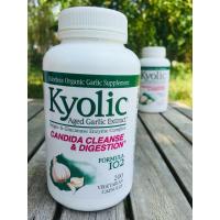 ราคา Kyolic Aged Garlic Extract กระเทียมบ่มสกัดไร้กลิ่น Candida Cleanse Digestion Formula 102 200 Vegetarian Capsules Wakunaga (633046235)