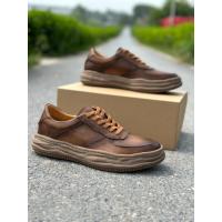 ราคา Clarks Vintage Genuine Leather Flatsole Mens Outdoor Casual Skateboarding Lace up Comfortable and Breathable Leather Shoes (20360049479)