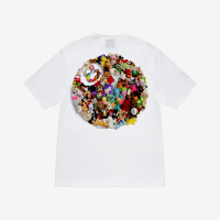 ราคา 100 อย่างเป็นทางการ Stussy เสื้อยืดผ้ากำมะหยี่สีดำสไตล์เดียวกันสำหรับชายและหญิง (22818634920)